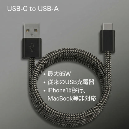 【最大100W PD対応】マグネティック・ケーブル 絡まず高速充電